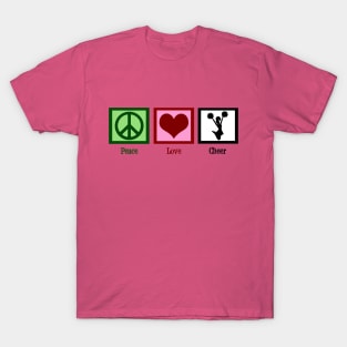 Peace Love Cheerleading T-Shirt